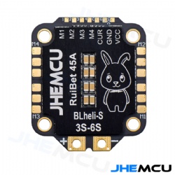 JHEMCU RuiBet 45A 3-6S Dshot600 BLHELI_ S four in one electric regulator FPV