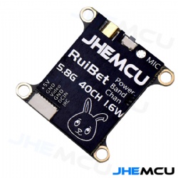 JHEMCU RuiBet Tran-3016W 5.8GHZ 1.6W image transmission wireless video transmission supporting audio transmission